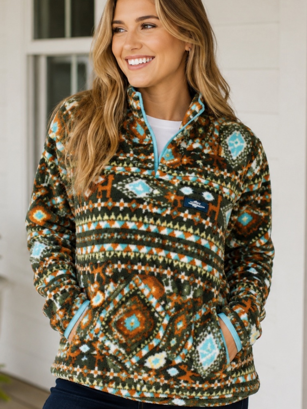Southern Marsh Harbuck Fleece Pull Over